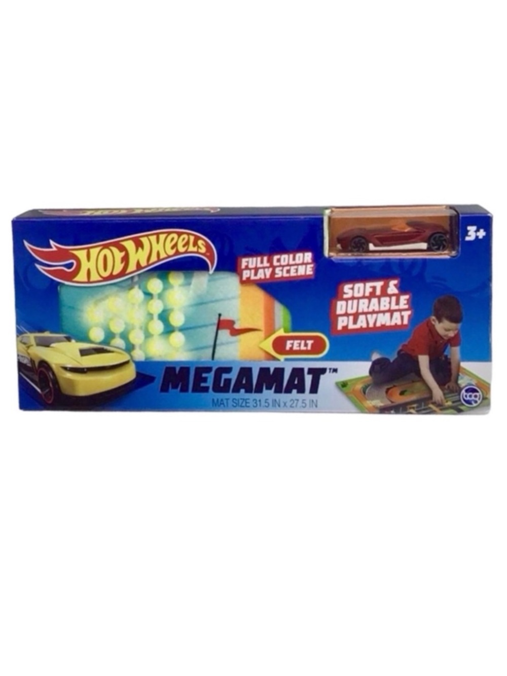 Hot Wheels Felt Mega Mat with Vehicle (NWT)